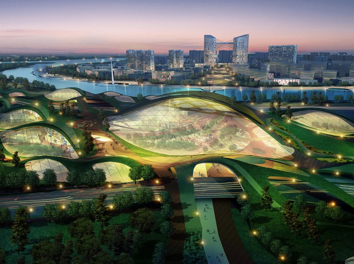 Tianjin, China eco-city is poised to become a model for sustainable urban planning and development. (Photo: Inhabitat)
